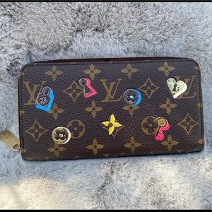 Limited Edition Louis Vuitton Love Locks Zippy Wallet